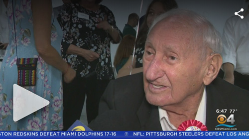 South Florida Holocaust Survivor Marks 100th Birthday