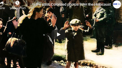 Turkish artist colorizes photos from the Holocaust and the result is powerful